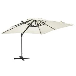 Parasol Déporté 3x3m Et 4 Dalles à Remplir Aluminium Blanc 9 Parasol Déporté 3x3m Et 4 Dalles à Remplir Aluminium Blanc -Le Coin Detente Boutique 06746a99e855d612