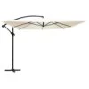Parasol Déporté Carré 3x3m Aluminium écru 2 Parasol Déporté Carré 3x3m Aluminium écru -Le Coin Detente Boutique 0811e0842e699213