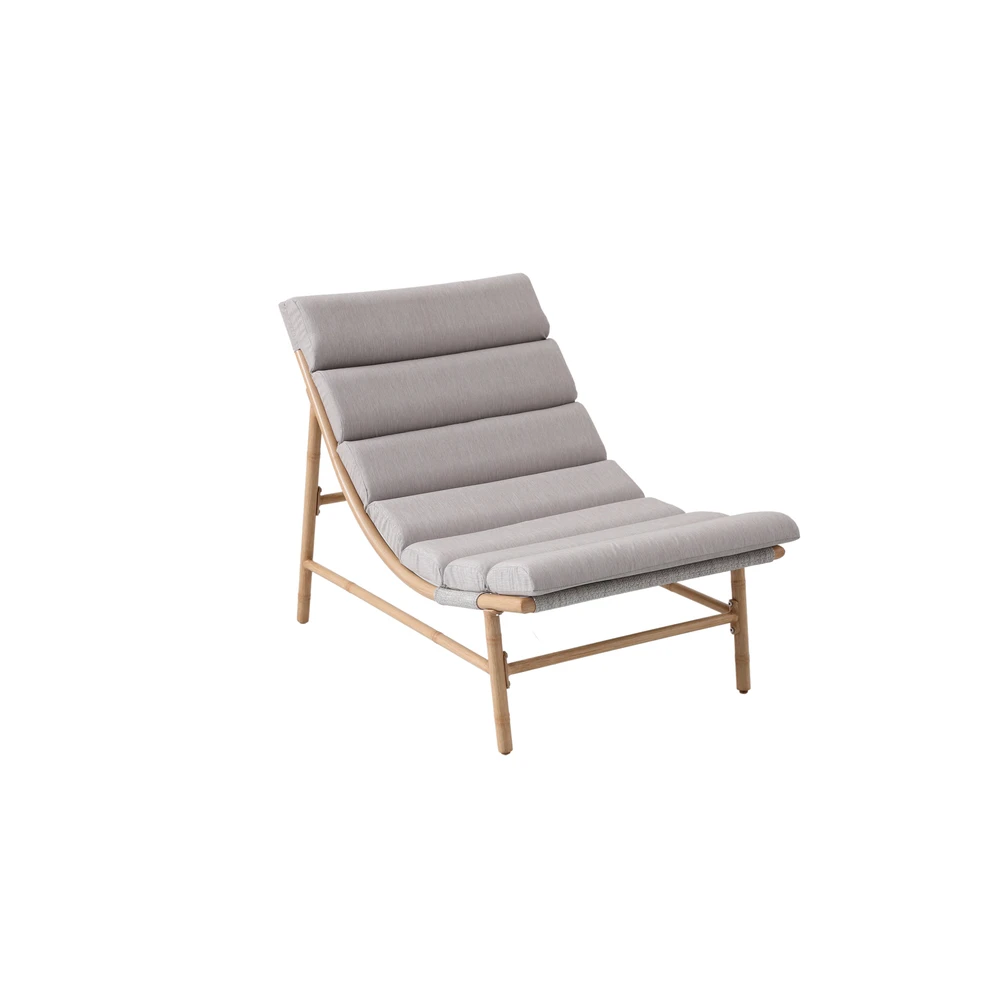 Chaise Lounge AGAPE En Aluminium Et Tissu Beige - 108,5x66,5x81,5 Cm 3 Chaise Lounge AGAPE En Aluminium Et Tissu Beige - 108,5x66,5x81,5 Cm