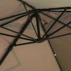 Parasol Déporté 3x3m Et 4 Dalles à Remplir Aluminium Taupe -Le Coin Detente Boutique 13ebae3509848eb4