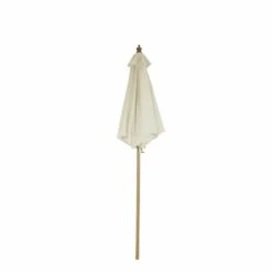 Parasol Droit Reva En Bambou Contreplaqué Et Tissu Beige Clair -Le Coin Detente Boutique 2d5be2677b528258