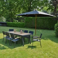 Parasol Droit 3x3 M Noir Pegasia -Le Coin Detente Boutique 38d72d47001a99e0