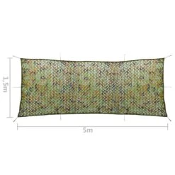 VIDAXL Filet De Camouflage Avec Sac De Rangement 1,5x5 M Vert -Le Coin Detente Boutique 4add80d54a471da7