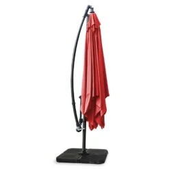 Parasol Déporté Carré 3x3m Aluminium Rouge -Le Coin Detente Boutique 4d9ff2005ea3645a