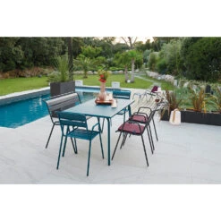 Fauteuil De Jardin Bridge MONCEAU Carbone En Acier - 64,5x52x85 Cm -Le Coin Detente Boutique 569463 2039050