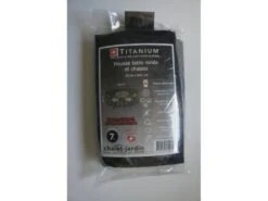 Housse De Protection Pour Table Ronde + Chaises 250 X 250 X 85 Cm - Noir -Le Coin Detente Boutique 62703796b95c16.57316905