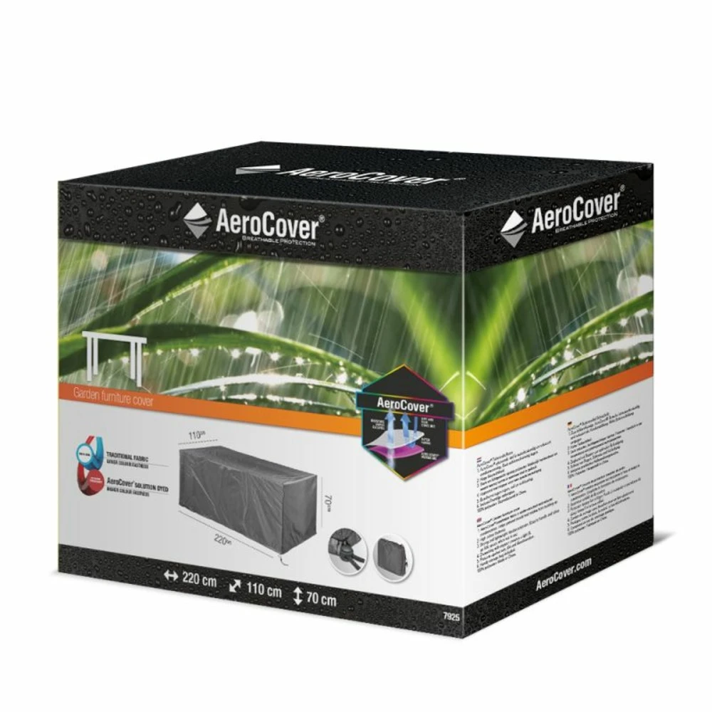 Aerocover Housse De Protection Pour Table Rectangulaire L220 Cm 7 Aerocover Housse De Protection Pour Table Rectangulaire L220 Cm – Image 5