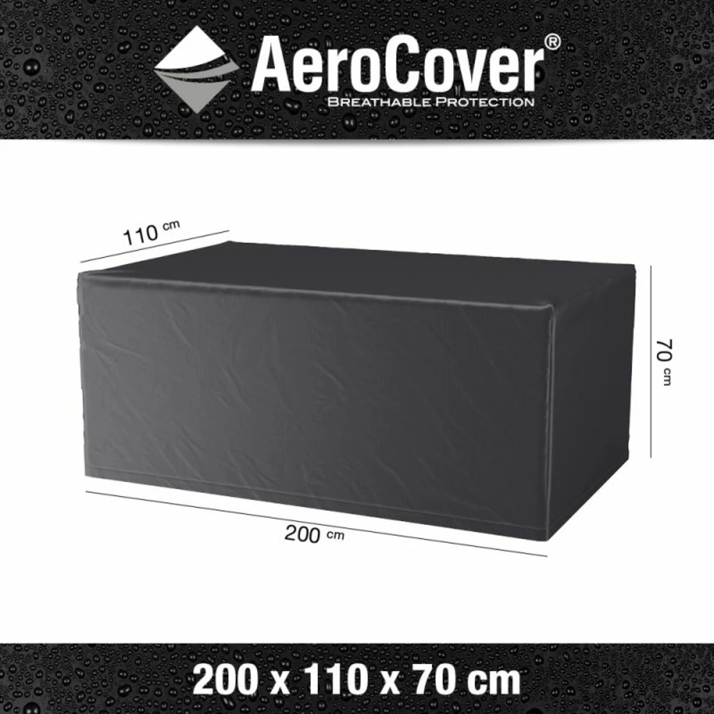 Aerocover Housse De Protection Pour Table Rectangulaire L200 Cm 4 Aerocover Housse De Protection Pour Table Rectangulaire L200 Cm – Image 2