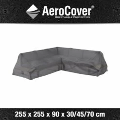 Aerocover Housse De Protection Pour Salon De Jardin D'angle L255 Cm -Le Coin Detente Boutique 62b63aee321200.53538952