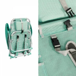 Fauteuil Clic Clac Des Plages Polyester Vert -Le Coin Detente Boutique 638fa37009252f8e