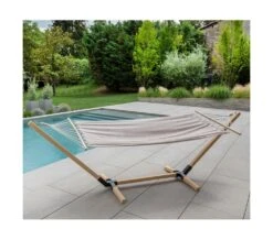 Kigali Xl - Hamac Sur Pied - 1 Place - Beige -Le Coin Detente Boutique 63cfe7f693da96.34608888