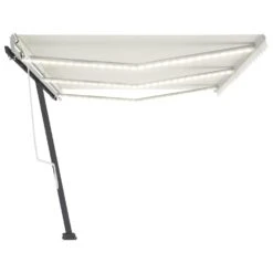 VIDAXL Auvent Manuel Rétractable Avec Led 600x350 Cm Crème 13 VIDAXL Auvent Manuel Rétractable Avec Led 600x350 Cm Crème -Le Coin Detente Boutique 6426ddb3aecfa8.45904122