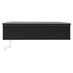 VIDAXL Auvent Automatique Store Capteur De Vent Et Led 5x3m Anthracite -Le Coin Detente Boutique 6426ddc7ebedd4.36638288