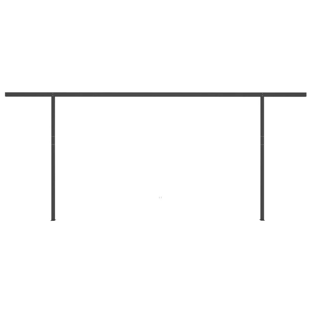 VIDAXL Auvent Automatique Capteur De Vent Et Led 6x3,5 M Bleu Et Blanc 9 VIDAXL Auvent Automatique Capteur De Vent Et Led 6x3,5 M Bleu Et Blanc – Image 7