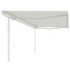VIDAXL Auvent Automatique Rétractable Poteaux 5x3,5 M Crème -Le Coin Detente Boutique 6426dde4e1f4f3.01298618