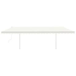 VIDAXL Auvent Automatique Capteur De Vent/led 6x3 M Crème -Le Coin Detente Boutique 64515c677d2001.87871255