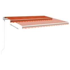 VIDAXL Auvent Rétractable Automatique 450x350 Cm Orange Et Marron 11 VIDAXL Auvent Rétractable Automatique 450x350 Cm Orange Et Marron -Le Coin Detente Boutique 645657c90c9374.70717518