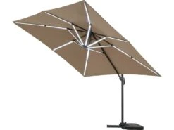 Parasol Jardin Déporté Led Alu "sun 4 Luxe" - Rectangle - 3 X 4 M - Taupe - Dalles à Lester Incluses 8 Parasol Jardin Déporté Led Alu "sun 4 Luxe" - Rectangle - 3 X 4 M - Taupe - Dalles à Lester Incluses -Le Coin Detente Boutique 645801e58421a1.31222946