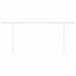 VIDAXL Auvent Rétractable Automatique Et Poteaux 5x3m Orange Et Marron -Le Coin Detente Boutique 645a95c53beeb0.98305812