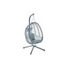 Lima Gris- Fauteuil Suspendu Résine & Acier -Le Coin Detente Boutique 645b943dcc4eb3.02785047