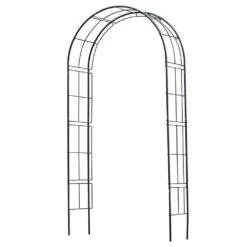 Nature Arche De Jardin Métal 229x38x113 Cm Noir