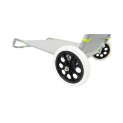 Transat Chaise De Plage A Roulette Vert Et Gris -Le Coin Detente Boutique 645ecef8a3e881.84630715