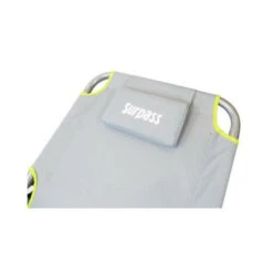 Transat Chaise De Plage A Roulette Vert Et Gris -Le Coin Detente Boutique 645ecef8a72536.36111756