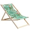 Madison Chaise De Plage En Bois Mauel 55x90x87 Cm Bleu