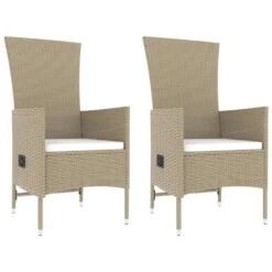 VIDAXL Ensemble De Salon De Jardin 3 Pcs Beige Poly Rotin Et Acier 12 VIDAXL Ensemble De Salon De Jardin 3 Pcs Beige Poly Rotin Et Acier -Le Coin Detente Boutique 646d14579e3011.03508340