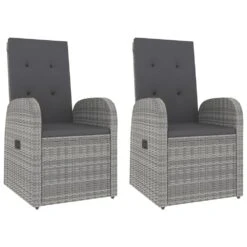 VIDAXL Ensemble De Salon De Jardin 3 Pcs Gris Poly Rotin Et Acacia 12 VIDAXL Ensemble De Salon De Jardin 3 Pcs Gris Poly Rotin Et Acacia -Le Coin Detente Boutique 646d1465e08bd3.66666391