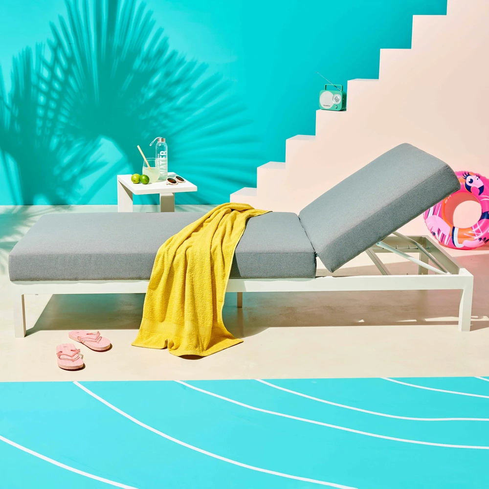 Lot De 2 Bains De Soleil En Aluminium Blanc 7 Lot De 2 Bains De Soleil En Aluminium Blanc – Image 5