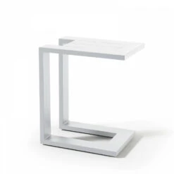 Lot De 2 Bains De Soleil Avec Tablettes En Aluminium Blanc -Le Coin Detente Boutique 646e012dc95c35.66248163