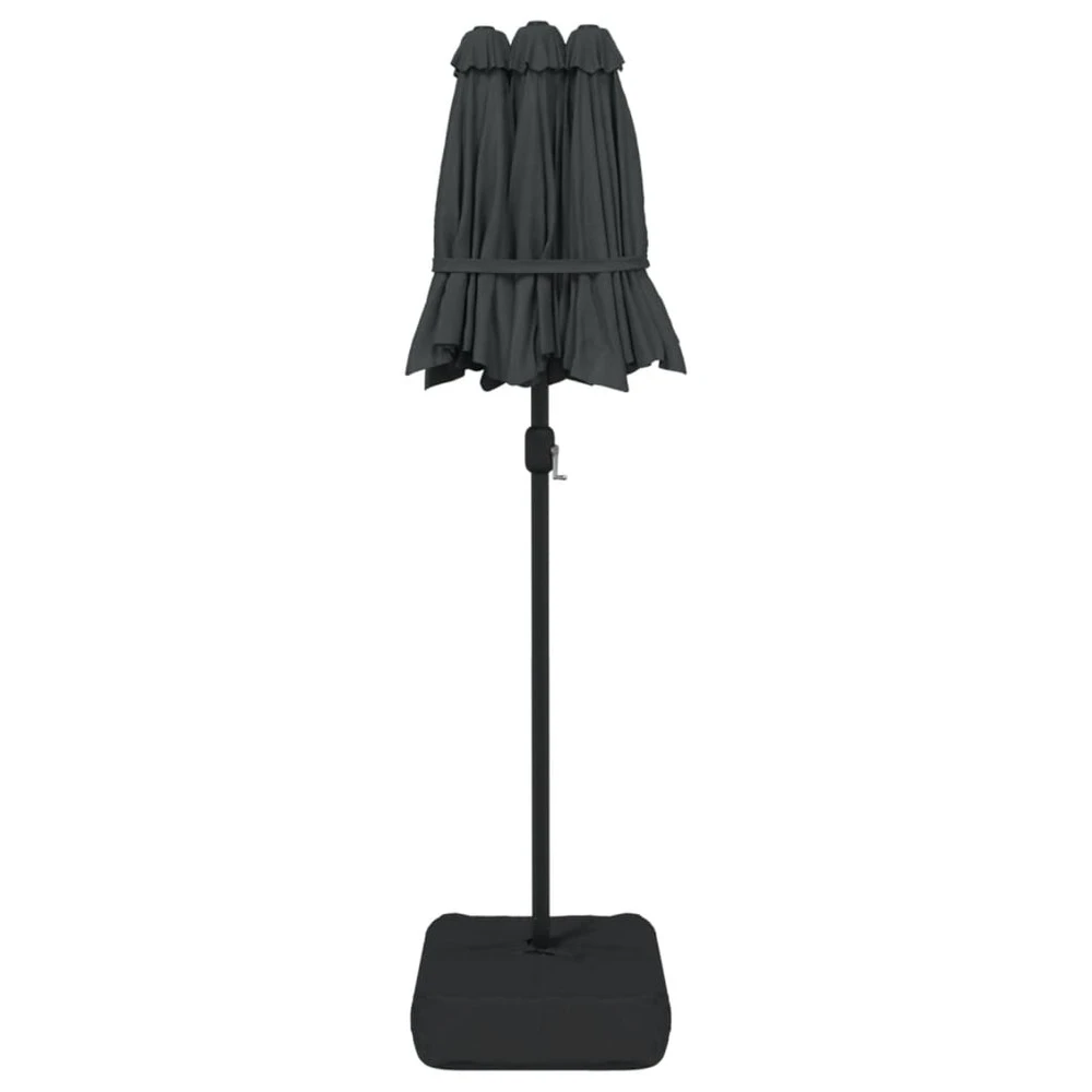VIDAXL Parasol à Double Tête Avec Led Anthracite 316x240 Cm 9 VIDAXL Parasol à Double Tête Avec Led Anthracite 316x240 Cm – Image 7