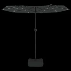 VIDAXL Parasol à Double Tête Avec Led Anthracite 316x240 Cm 14 VIDAXL Parasol à Double Tête Avec Led Anthracite 316x240 Cm -Le Coin Detente Boutique 6470a733c97576.21484129