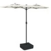 VIDAXL Parasol à Double Tête Blanc Sable 316x240 Cm -Le Coin Detente Boutique 6470a734b67c55.80519835