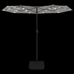 VIDAXL Parasol à Double Tête Avec Led Blanc Sable 316x240 Cm 13 VIDAXL Parasol à Double Tête Avec Led Blanc Sable 316x240 Cm -Le Coin Detente Boutique 6470a73739fa93.25516591