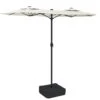 VIDAXL Parasol à Double Tête Avec Led Blanc Sable 316x240 Cm 1 VIDAXL Parasol à Double Tête Avec Led Blanc Sable 316x240 Cm -Le Coin Detente Boutique 6470a7373ed606.28351237