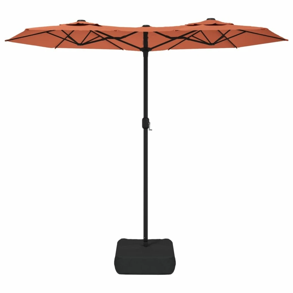 VIDAXL Parasol à Double Tête Terre Cuite 316x240 Cm 5 VIDAXL Parasol à Double Tête Terre Cuite 316x240 Cm – Image 3