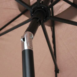 Parasol Droit 3m En Aluminium Taupe -Le Coin Detente Boutique 64802239ca1dc6.96126293