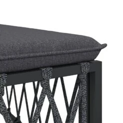 VIDAXL Salon De Jardin Avec Coussins 6 Pcs Anthracite Acier -Le Coin Detente Boutique 6480d2f24d1068.59221660