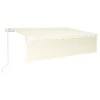 VIDAXL Auvent Automatique Store Capteur De Vent Et Led 6x3 M Crème 2 VIDAXL Auvent Automatique Store Capteur De Vent Et Led 6x3 M Crème -Le Coin Detente Boutique 6482c6fcd06908.12563603