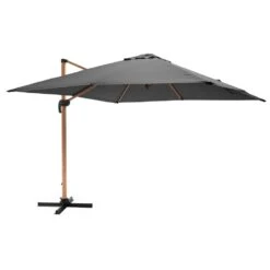 Parasol Déporté Carré 3x3m Effet Bois Anthracite -Le Coin Detente Boutique 648864fd3cfaf1.91318858