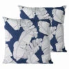 Lot De 2 Coussins Carrés Polyester Abaca Bleu 45x45x8 Cm -Le Coin Detente Boutique 648865809f9968.80444903