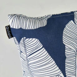 Lot De 2 Coussins Carrés Polyester Abaca Bleu 45x45x8 Cm -Le Coin Detente Boutique 64886580c58f94.54893867