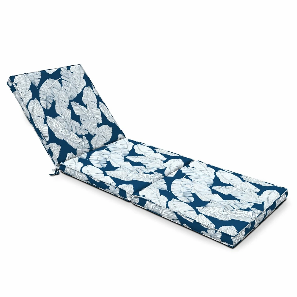 Coussin Bain De Soleil Polyester Bleu Et Blanc 186 X 60 X 5 Cm 3 Coussin Bain De Soleil Polyester Bleu Et Blanc 186 X 60 X 5 Cm