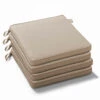 Lot De 4 Galettes De Chaise Polyester Taupe 40x40x3 Cm -Le Coin Detente Boutique 648865a04d0542.23002936