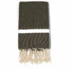 Fouta En Coton Tissage Nid D'abeille Spa 100x200cm Gris Foncé 1 Fouta En Coton Tissage Nid D'abeille Spa 100x200cm Gris Foncé -Le Coin Detente Boutique 648b51ce6bdbe3.67606383