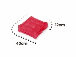 Coussin De Sol Lot De 2 - 40 X 40 Cm Rouge Piment -Le Coin Detente Boutique 648b51d29ef4a3.86986334