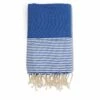 Fouta En Coton Tissage Nid D'abeille Ziwane 100x200cm Bleu Royal -Le Coin Detente Boutique 648b552abcee64.07203169