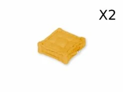 Coussin De Sol Lot De 2 - 40 X 40 Cm Jaune Miel 11 Coussin De Sol Lot De 2 - 40 X 40 Cm Jaune Miel -Le Coin Detente Boutique 648b553577f442.75379600